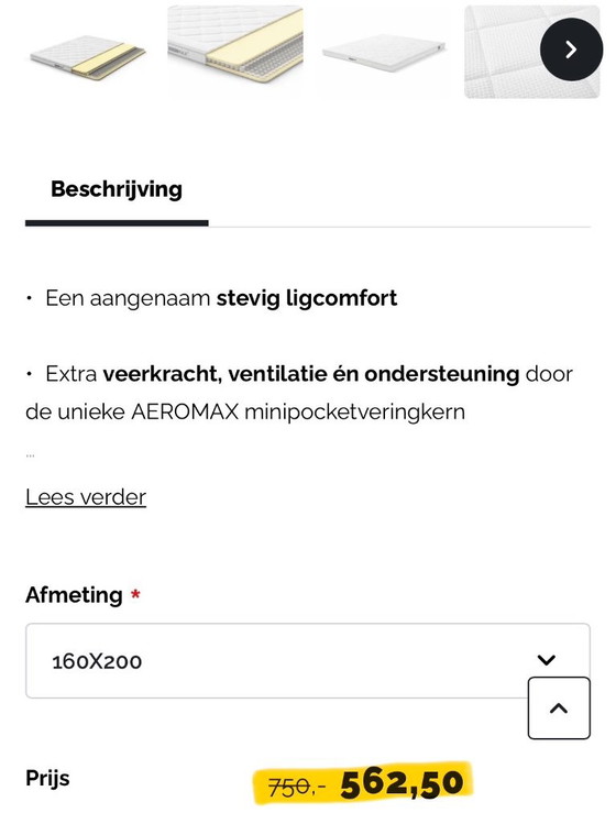 Matelas Swiss Sence Top Aeromax Comfort 1 – Swiss Sense, Matelas et sommiers, Other (photo 3 of 5)