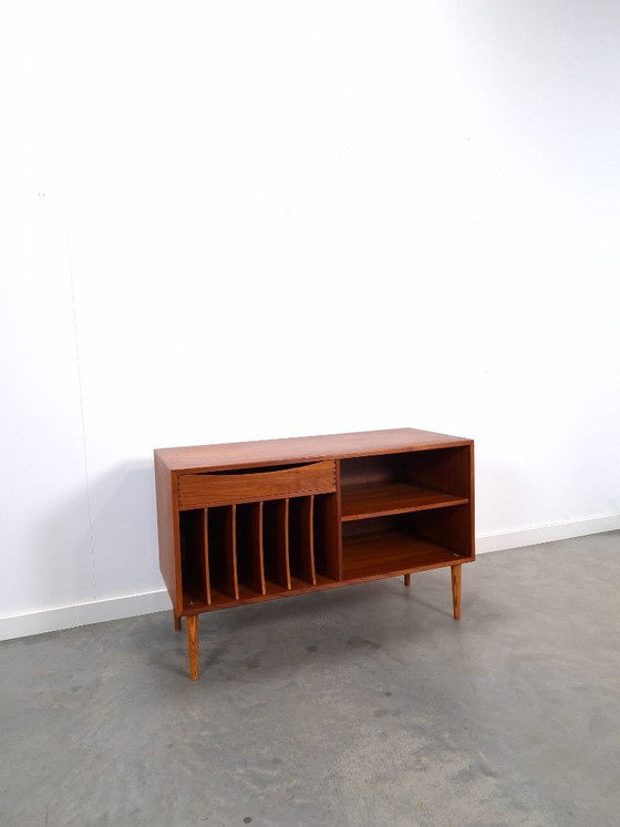 Image 1 of Teak LP cabinet with drawer, TV & media unit, sideboard
