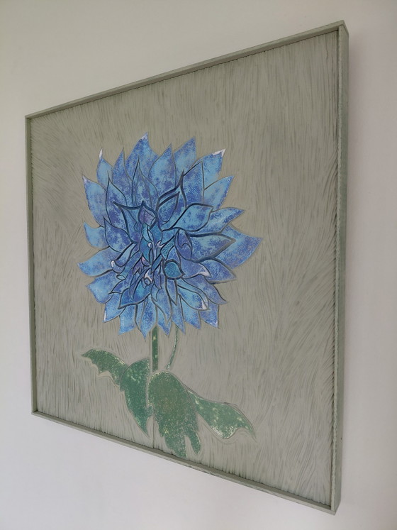 Image 1 of "THE STRONG BLUE DAHLIA" Gallery Suncorner