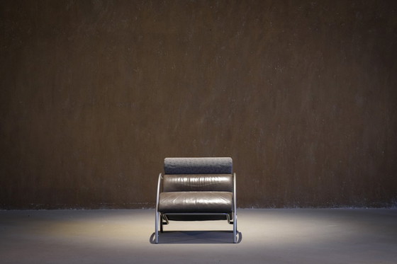 Image 1 of Vintage COR Zyklus Loungestoel en Ottoman van Peter Maly, Duitsland jaren 1980