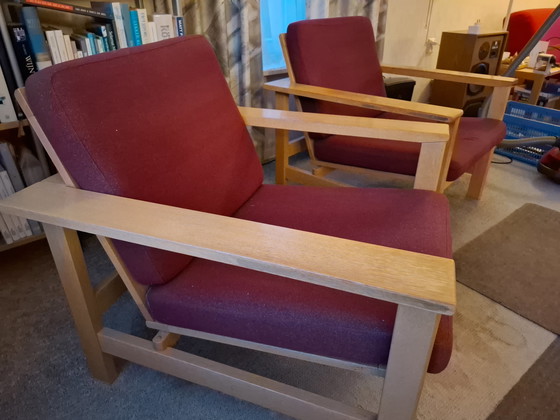 Image 1 of Originele set Fredericia Model 2451 fauteuils – Søren Holst – Deens Design