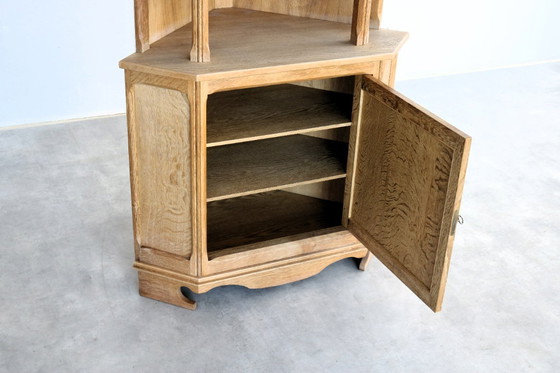 Image 1 of Brutalist Danish corner cabinet/display cabinet