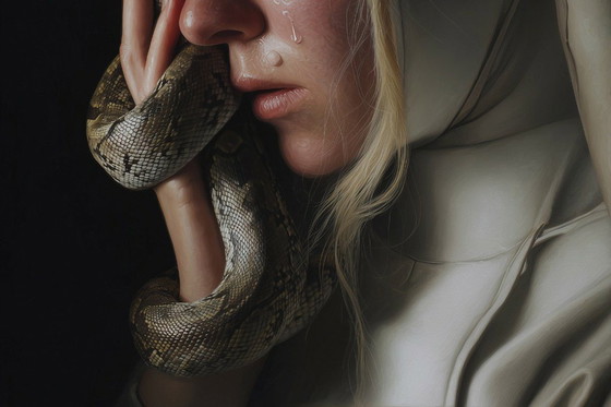 Image 1 of Alberto Ricardo - Il silenzio di Eva - Litografia d'artista