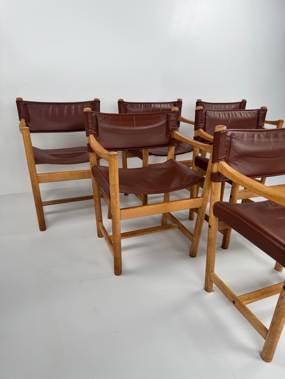 Image 1 of Set di 6 sedie Ditte & Adrian Heath per FDB Møbler – Design danese degli anni '60