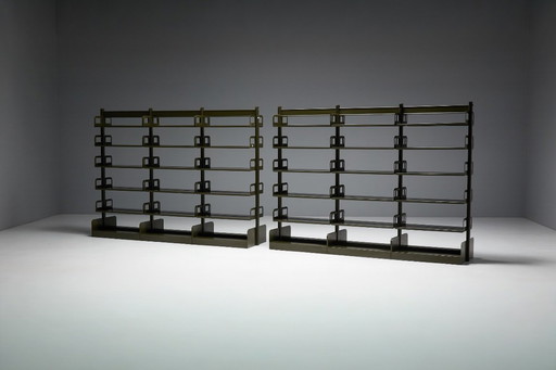 Modulair vrijstaand stellingsysteem, Frankrijk, jaren 1950