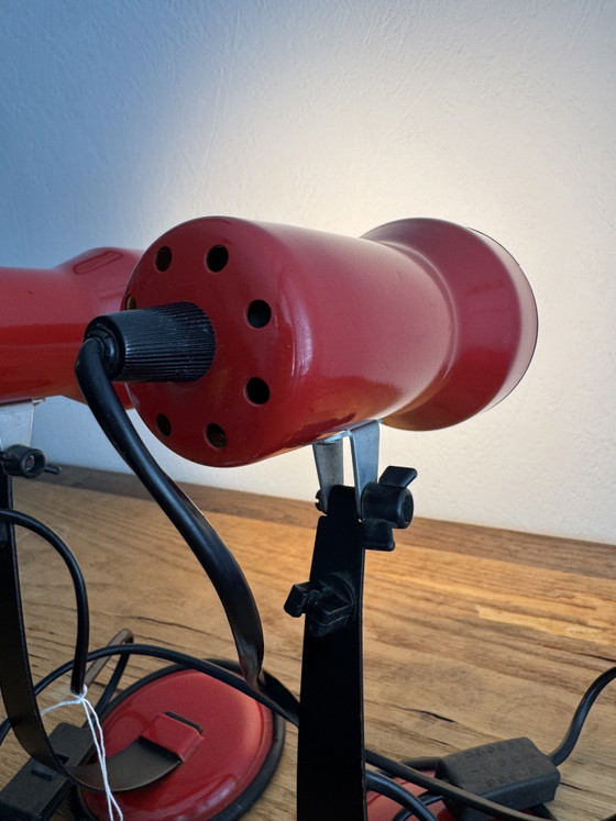 Veneta Lumi Vintage Space Age Set Lampade da scrivania Rosso Fuoco – Metal (photo 5 of 13)