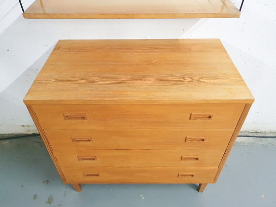 Image 1 of Nisse String für Strinning Wandschrank aus Kiefernholz, Schweden 1960er Jahre