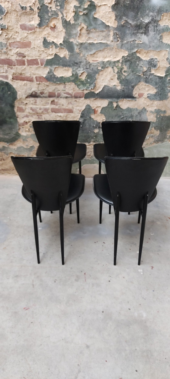 Image 1 of Esszimmerstühle im postmodernen italienischen Design