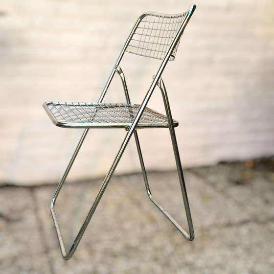 Chaise pliante Ted Net Design Niels Gammelgaard pour IKEA, Chrome – Chaises pliantes (photo 6 of 8)