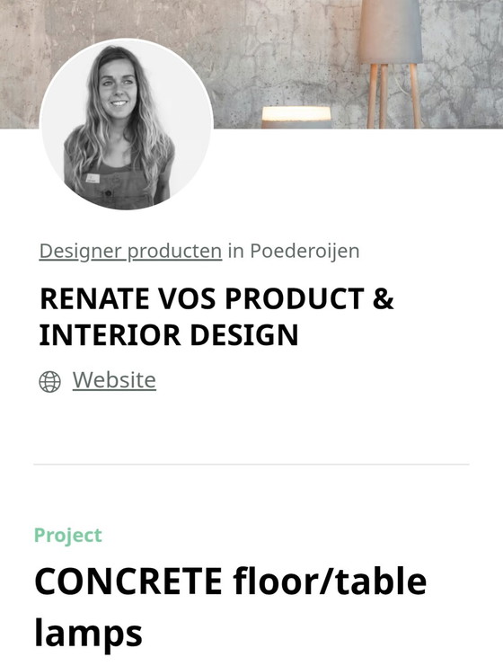 Image 1 of Vloerlamp Serax/Renate Vos