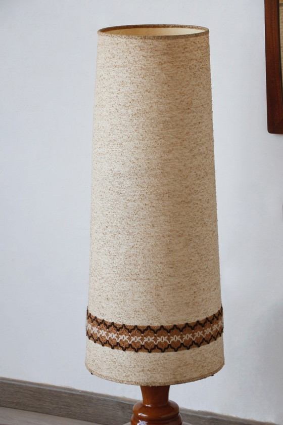 Image 1 of Vintage 1970s Ceramic Lamp - Retro Lighting