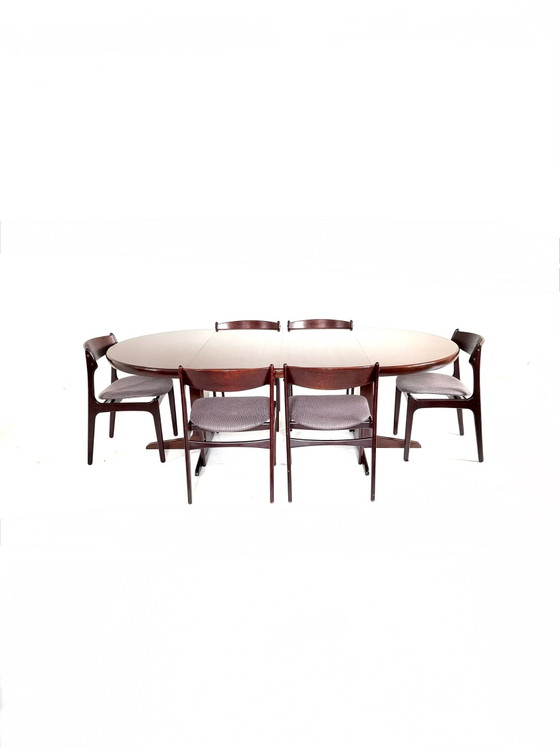 Vintage Extendable Danish Dining Table, VV Møbler ‘60 – Wood (photo 12 of 14)