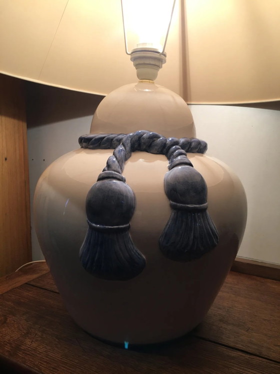 Lampada in ceramica bianca – Lampade da tavolo, Porcellana, Vintage (photo 2 of 5)