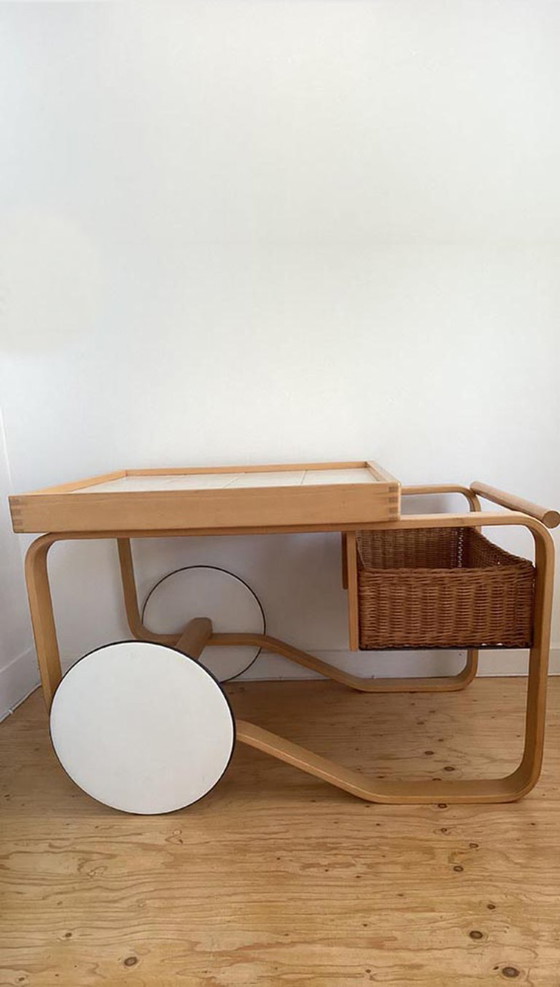 Image 1 of Vintage Tea Trolley 900 designed by Alvar Aalto in 1936