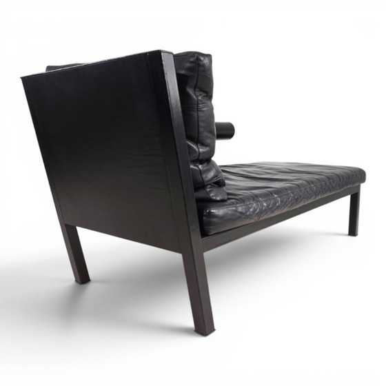 Image 1 of B&B Italia Baisity leren chaise longue/ligbed van Antonio Citterio, 1980