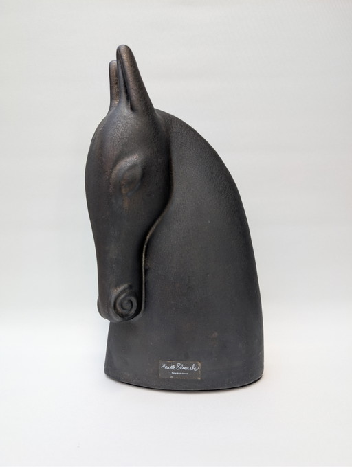 IKEA BRODD, Keramisch Paardenhoofd, Ontworpen Door Anette Edmark – beeldhouwkunst, Ceramic