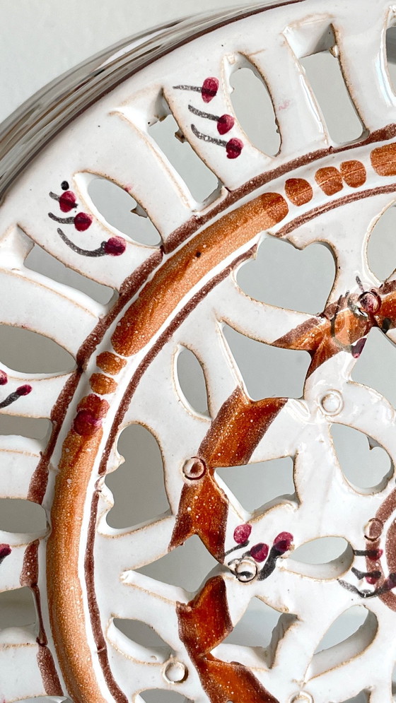 Image 1 of Lámpara de pared de terracota esmaltada artesanal en el centro de Burdeos