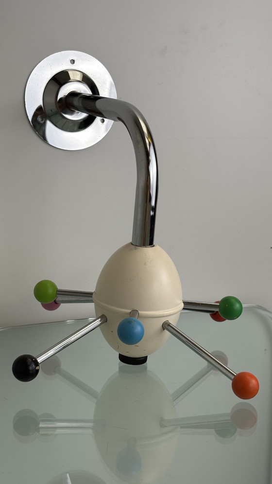 Image 1 of Vintage IKEA Sputnik Borsani wall coat rack - Space Age - Eighties