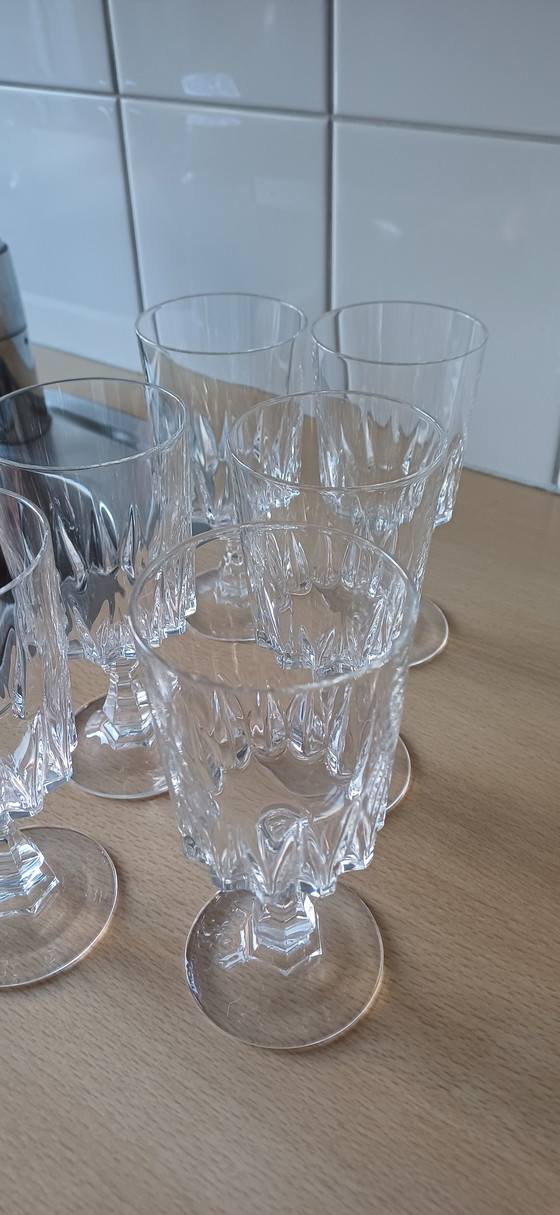 Image 1 of 6 vasos de cristal