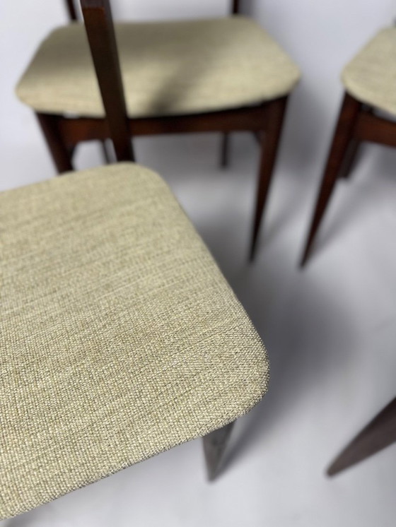 Image 1 of Set di 4 sedie Mid-Century in stile scandinavo
