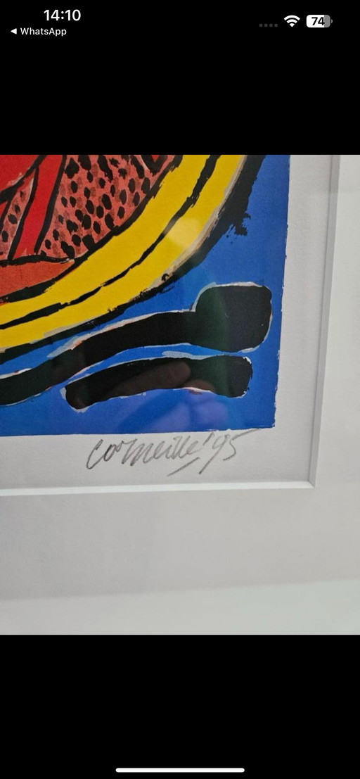 Top condition: screenprint Corneille 'Huit Chats'
