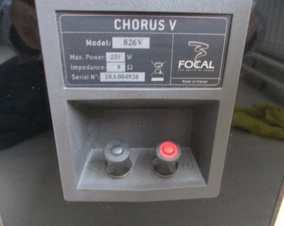 Image 1 of Focal Chorus V 826V design speakers – high-end vloerstaanders (set)