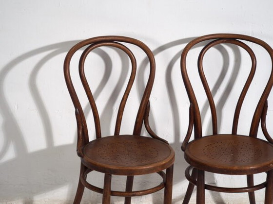Pair of antique Viennese chairs (c.1920). Set of 2 pieces #2 – Dining chairs (photo 12 of 40)