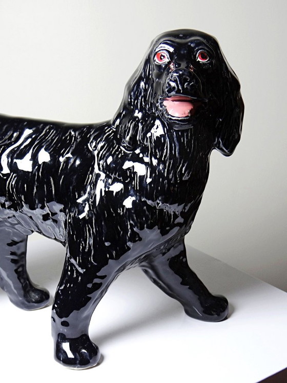 Decanter vintage per rum Newfoundland Screech, con cane di Terranova in ceramica. – Oggetti decorativi (photo 9 of 11)