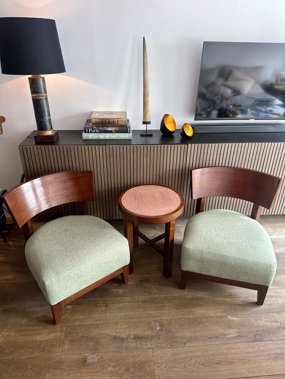 Image 1 of Flexform Thomas 2er-Set Fauteuil & Tisch