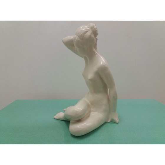 Image 1 of Vintage ceramic sculpture of a nude woman by Bohumil Kokrda, Czechoslovakia 1960