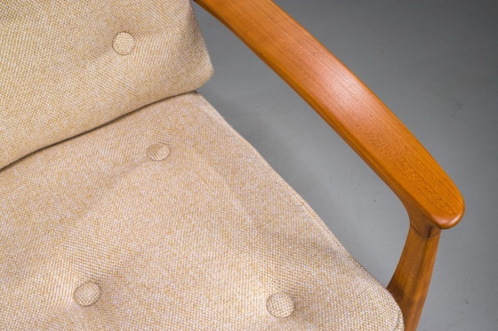 Image 1 of Bank en stoelen van Eugen Schmidt voor Soloform, jaren 60, set van 3.