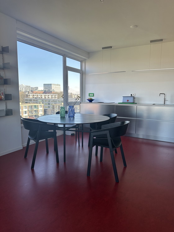 Image 1 of Sedie da pranzo di design danese in legno di quercia nera 4x