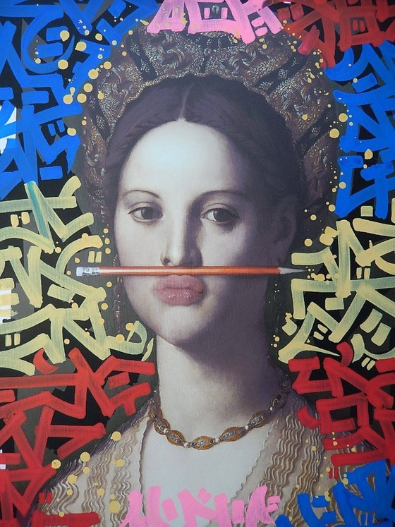 Image 1 of ENIGMA09 - No pen no gain 2 - Artist's canvas