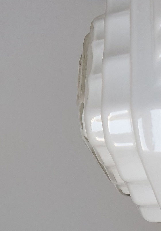 Image 1 of Art Deco hanglamp opaline glas 