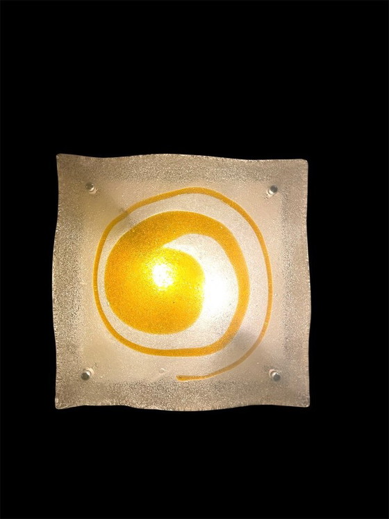 Image 1 of Lámpara de pared Mazzega de cristal de Murano, Italia, 1970