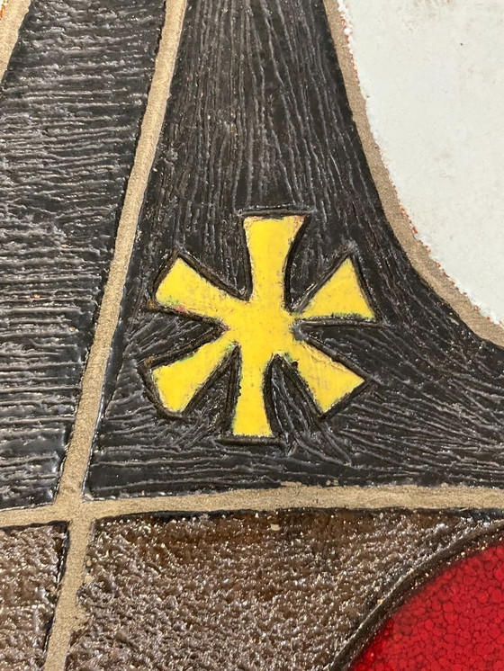 Image 1 of Tavolino in ceramica di Paul Vermeire per Perignem, Belgio, anni '60