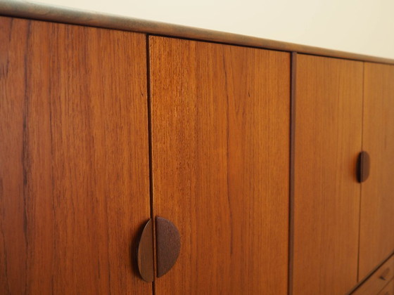 Image 1 of Teak highboard, Danish design, 1960s, made in Denmark