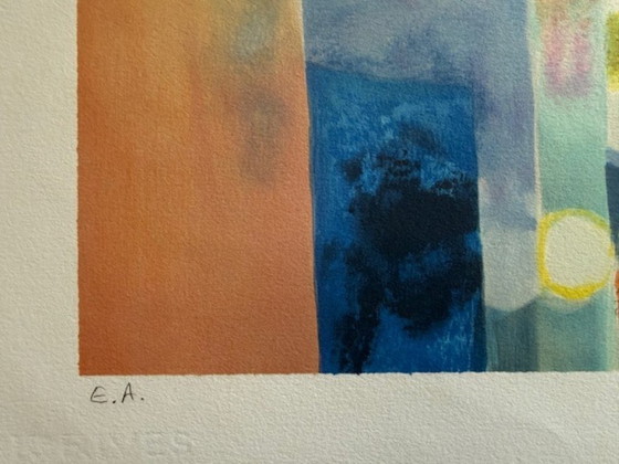 Image 1 of Lithografie „Ein Sommer in Mykonos“ von Daniel Gélis