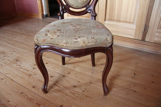 Image 1 of affascinante sedia barocca antica louis seize