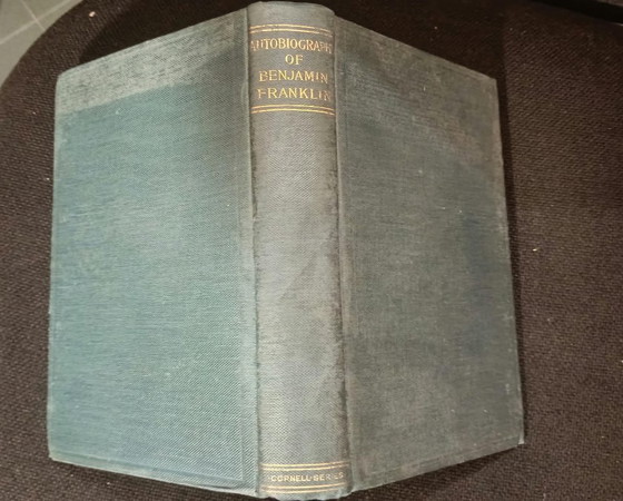 Libro antico "Autobiography of Benjamin Franklin" - A. L. Burt NY – Stampe artistiche, Carta (photo 2 of 6)