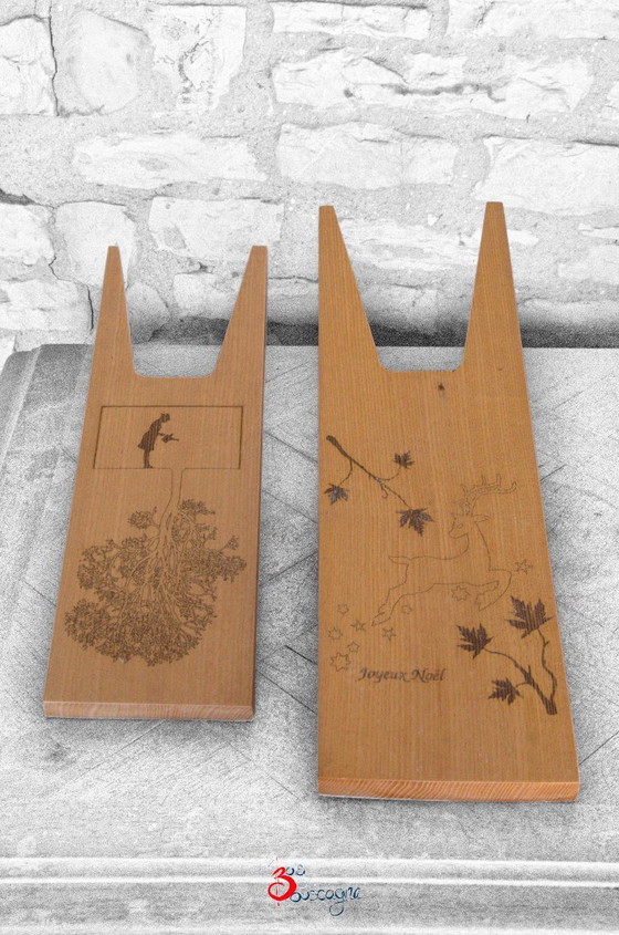 French handcrafted solid wood boot puller, L10xP31xH10cm – Le bois de Bouscagne, Decoration (photo 6 of 6)