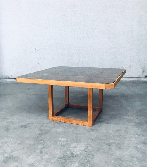 1980's Postmodern Design Octagonal Square Dining Table