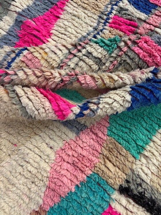 Image 1 of Handgewebter, farbenfroher Boujaad-Teppich, 200 x 300 cm, authentische marokkanische Berberwolle