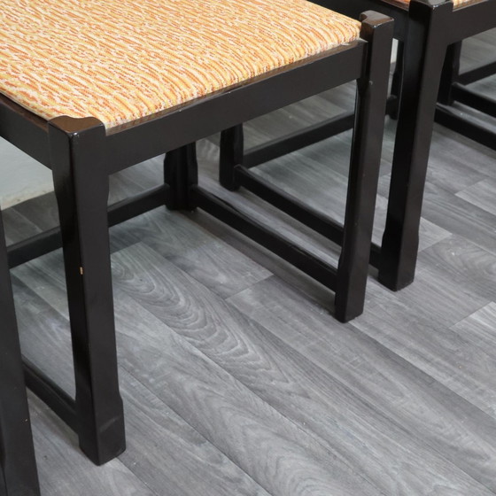 Image 1 of Dining Set 4 Chairs 70s Design Vintage Modern Antiques