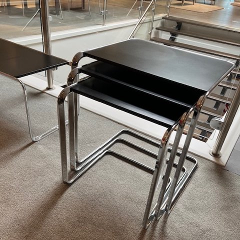 Tecta K3ABC oblique side table (set of 3)