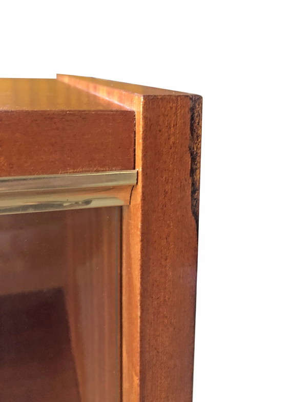 Image 1 of Vintage glass bookcase