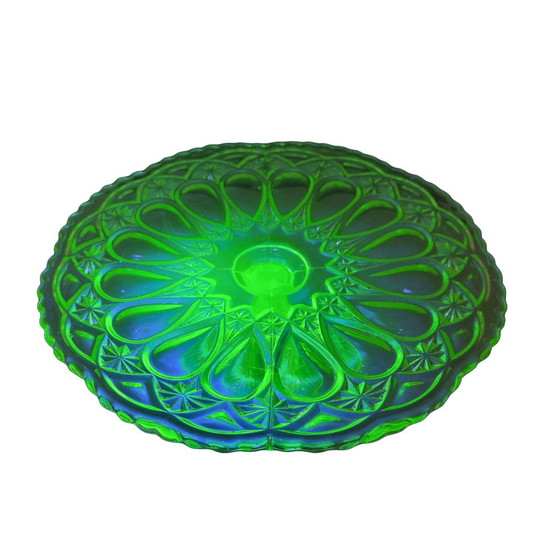 Image 1 of Alzata per torta vintage in uranio