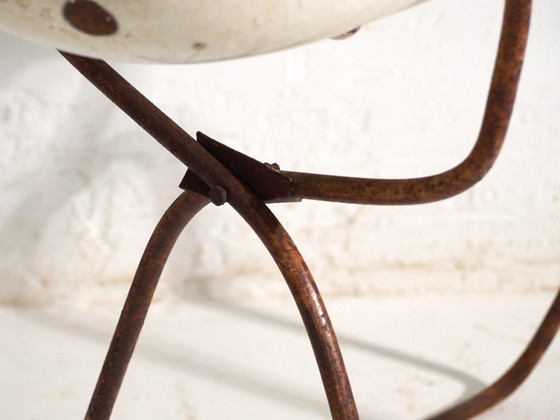 Antique bathtub in enamelled iron – Central Europe, circa 1950 #1 – Decorative Objects, Industrieel (photo 39 of 40)