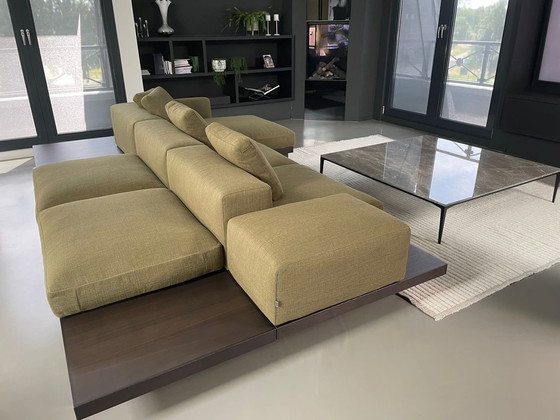 Image 1 of Divano Dock B&amp;B Italia versione alta base in legno