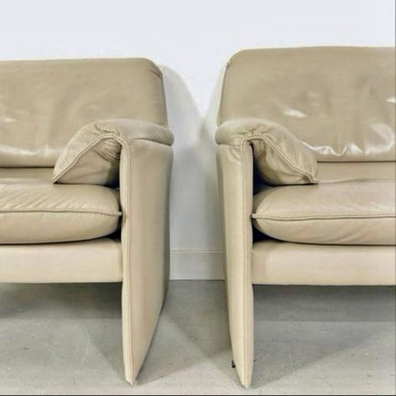 Image 1 of Poltrona / poltroncina in pelle vintage Leolux Bora Bora